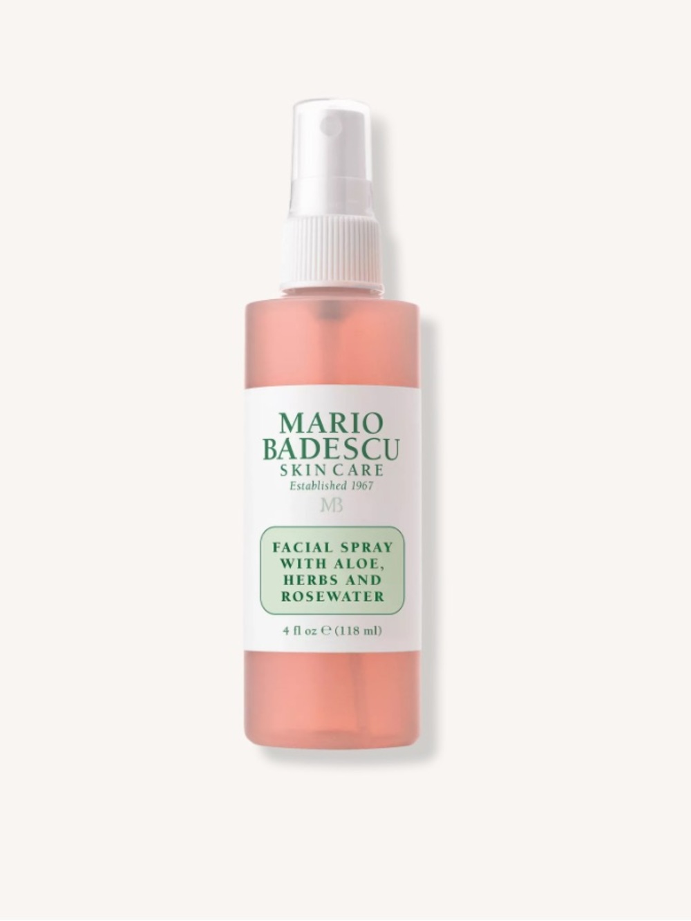 Mario Badescu Rosewater Facial Spray - Pink and White Bottle